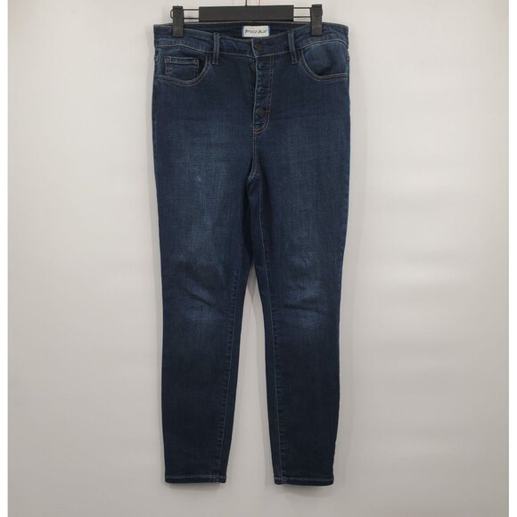 Studio Blue High Waisted Button Fly Skinny Jeans Denim Pants Women Size 29 - Picture 1 of 15
